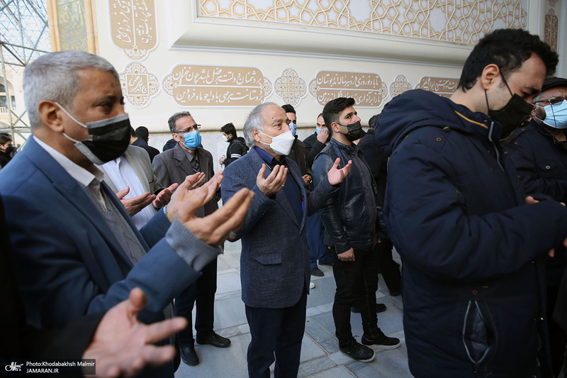 مراسم تشییع و خاکسپاری سید احمد میریان در حرم مطهر امام خمینی