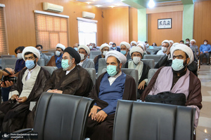 مراسم تودیع و معارفه سرپرست موسسه تنظیم و نشر آثار امام خمینی(س) نمایندگی قم