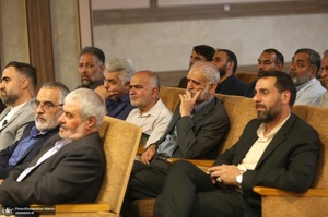 مراسم بزرگداشت احسان صابری در حرم امام خمینی (س)