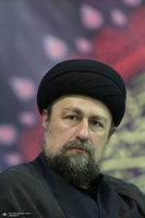 دیدار مدیرعامل بانک ملی ایران ابوالفضل نجارزاده و اعضای هیئت عامل با سید حسن خمینی