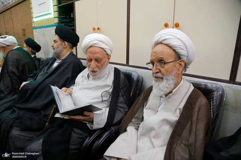 مراسم ختم همسر شهید آیت الله سید مصطفی خمینی (ره) -1