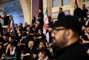 مراسم وداع با پیکر رهبر شهید