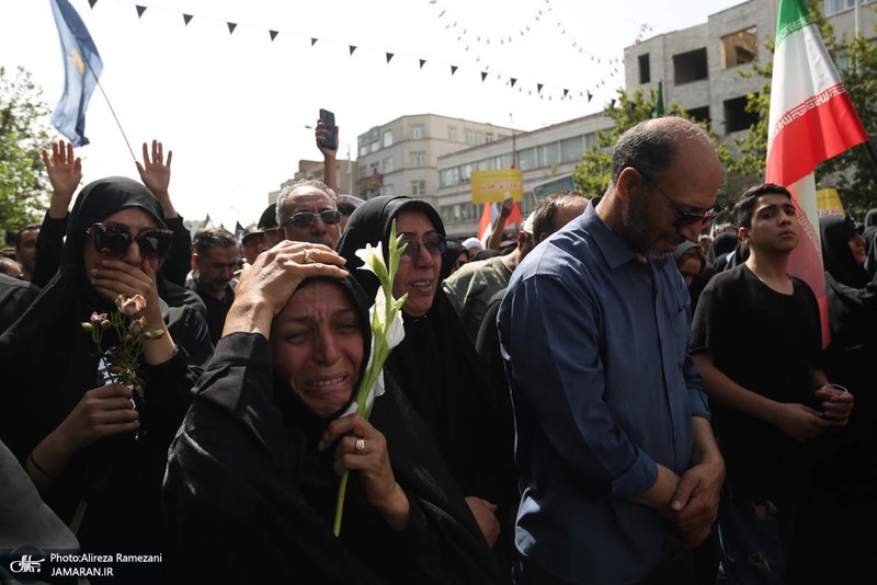 مراسم تشییع شهدای جنگ تحمیلی رژیم صهیونیستی در تهران-3