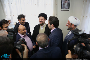 دیدار مدیران و کارکنان موسسه اعتباری کوثر با سید حسن خمینی‎