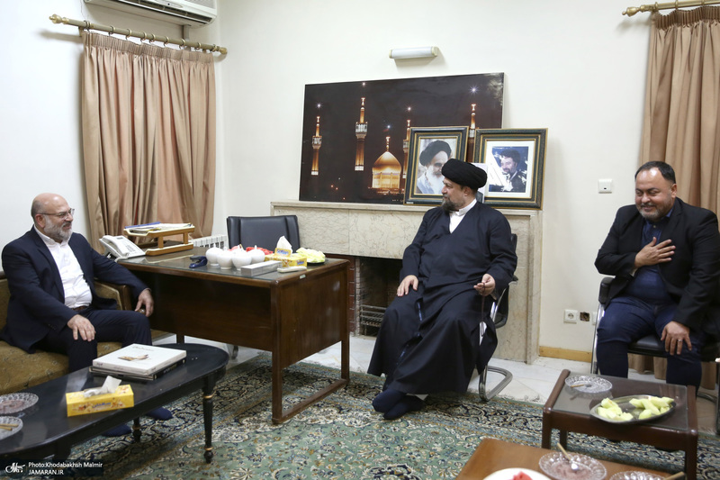 دیدار آصف لقمان قاضی، مدیر امور بین‌الملل جماعت اسلامی پاکستان با سید حسن خمینی