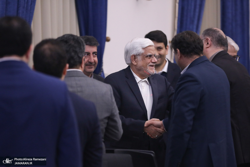 مراسم معاونان وزارت ارتباطات با حضور عارف