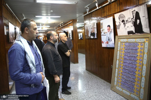 بازدید جمعی از مسئولین فرهنگی کشور لبنان از بیت امام خمینی (س) درجماران