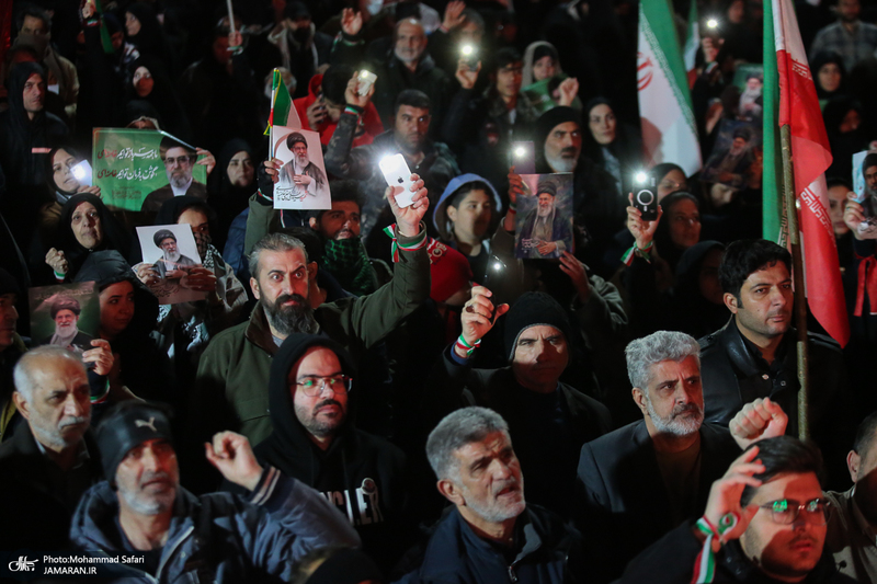 اجتماع حمایت از رزمندگان در مقابله با دشمن آمریکایی - صهیونی در پرند -2