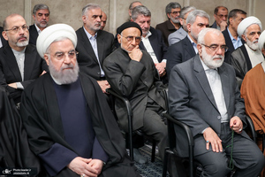 دیدار مسئولان نظام و سفرای کشورهای اسلامی با رهبر معظم انقلاب