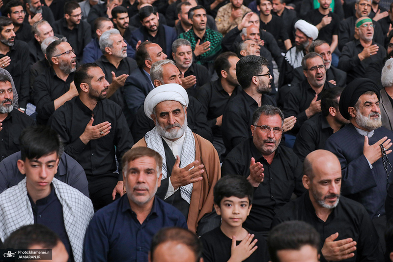 آخرین شب مراسم عزاداری محرم در حسینیه امام خمینی