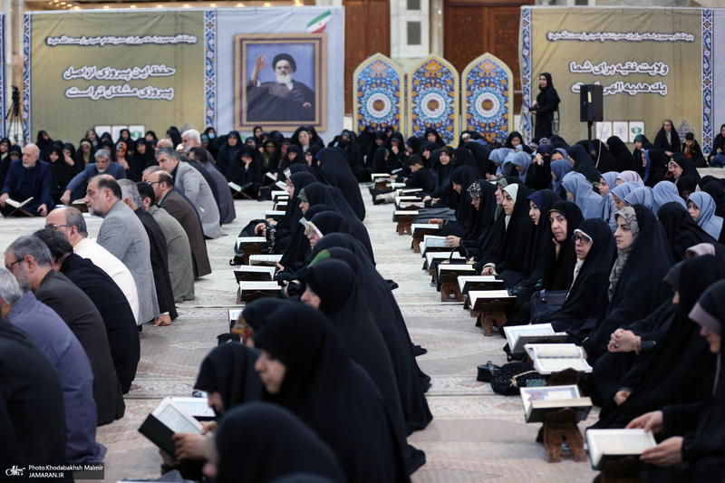 آیین افتتاحیه مرکز فعالیت‌های قرآنی در حرم مطهر حضرت امام خمینی (س)