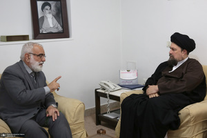 دیدار رئیس کمیته امداد امام خمینی با سید حسن خمینی