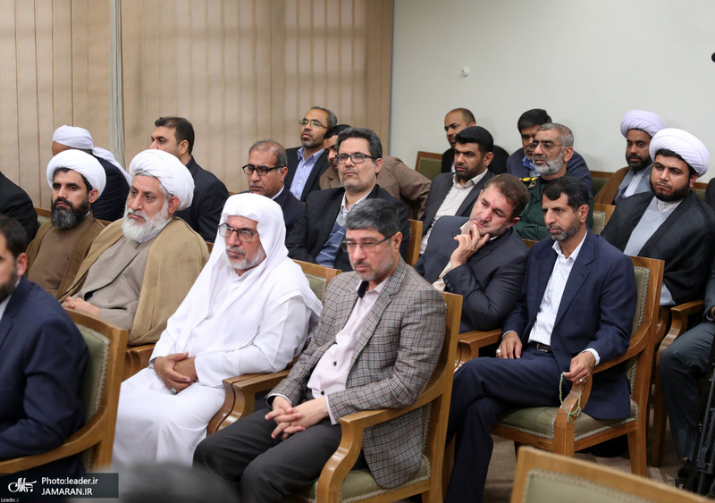 دیدار اعضای ستاد کنگره شهدای استان هرمزگان با رهبر معظم انقلاب