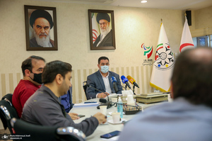 نشست خبری سرپرست کاروان اعزامی ایران به بازی‌های پاراآسیایی جوانان بحرین
