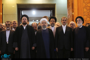 تجدید میثاق رئیس جمهور و هیات دولت با آرمان حضرت امام(س) 