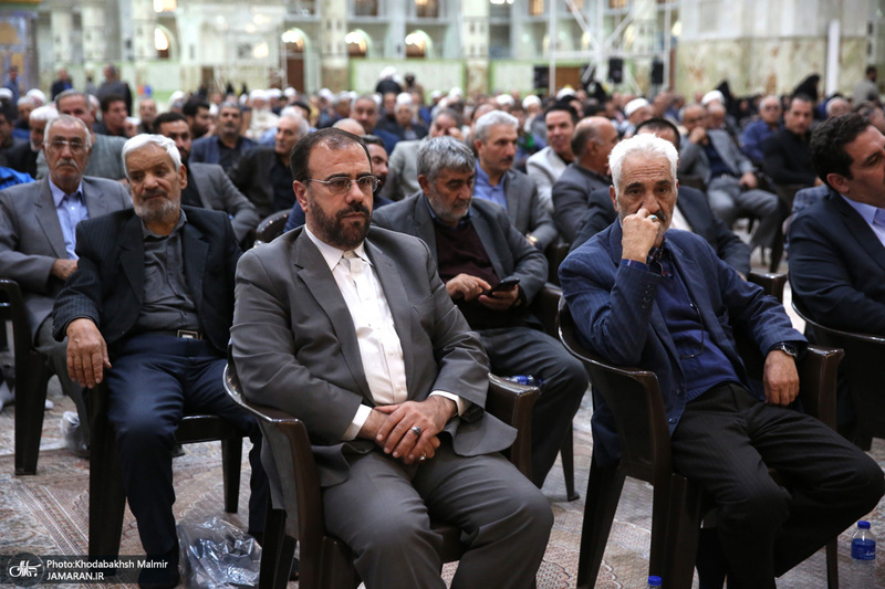 مراسم چهلمین روز در گذشت نوه قدرت الله علیخانی در حرم مطهره امام خمینی (س)