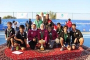 قهرمانی تیم ملی تنیس زیر 13 سال  در غرب آسیا با درخشش دختر البرزی