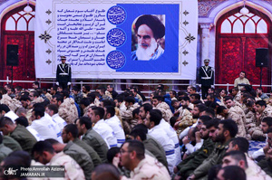 تجدید میثاق کارکنان وظیفه نیروهای مسلح با آرمان های حضرت امام(س)