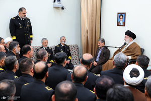 دیدار فرماندهان نیروی دریایی ارتش با فرمانده کل قوا