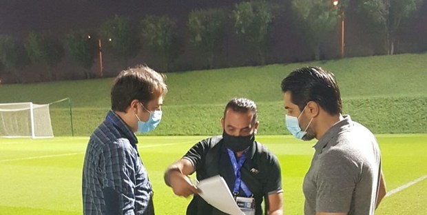 حضور ناظر لبنانی در تمرین پرسپولیس+عکس
