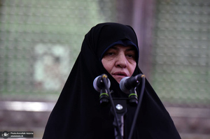 آئین هم عهدی بانوان مراکز تعالی طرح شهید آرمان علی وردی در حرم امام خمینی