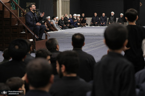 مراسم عزاداری شب شهادت حضرت زهرا (س) در حسینیه امام خمینی(ره)