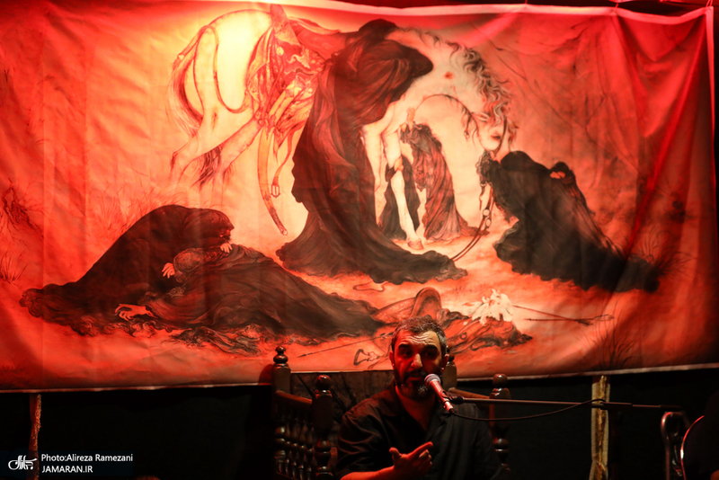 مراسم شب اربعین حسینی در حسینیه شهید امیر حسین اعتماد سعید