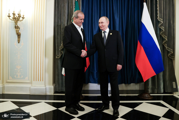 روسیه: پوتین در عشق‌آباد با پزشکیان دیدار می کند