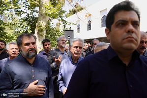 مراسم تشييع پيكر احمد توكلى