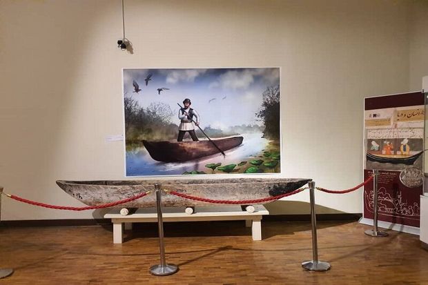 قایق‌چوبی آستارا در موزه ایران‌ باستان پهلو گرفت