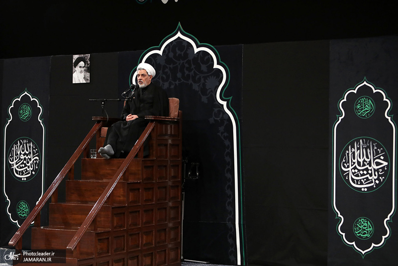 مراسم عزاداری شب شهادت حضرت فاطمه‌زهرا (س) در حسینیه امام خمینی