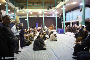 مراسم چهلمین روز در گذشت  آیت الله صانعی در حسینیه جماران  2