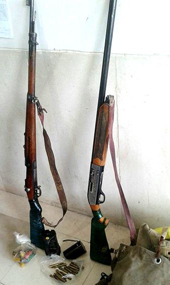 دستگیری 2شکارچی متخلف در درمیان و کشف لاشه یک راس میش وحشی در زیرکوه خراسان جنوبی