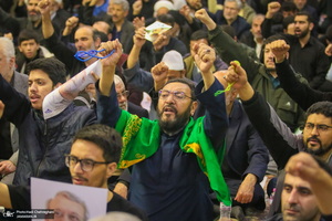 مراسم بزرگداشت شهید علی لاریجانی در حرم حضرت معصومه (س)