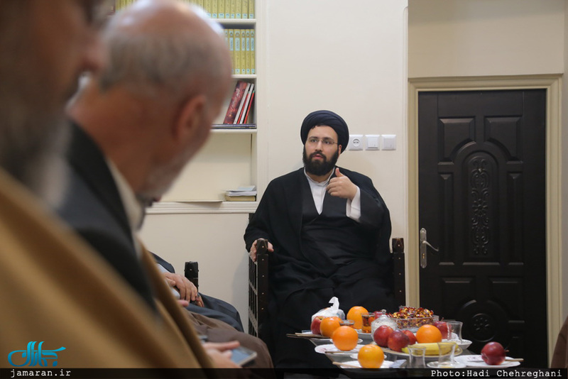 دیدار معاون محترم تبلیغ و امور فرهنگی حوزه علمیه با سید علی خمینی