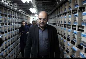 بازدید خبرنگاران از طبقه نهم ساختمان مخابرات تهران