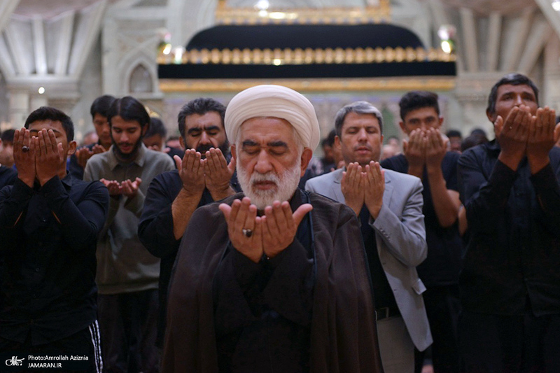 مراسم عزاداری ظهر تاسوعا در حرم امام خمینی (س)