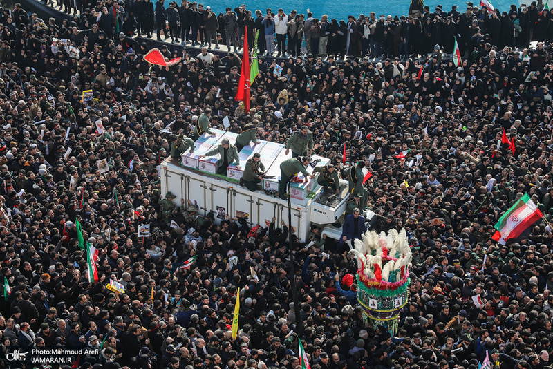 حضور میلیون ها تهرانی در تشییع پیکر مطهر سردار قاسم سلیمانی - 3