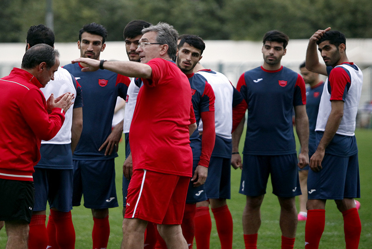 تمرین ویژه بازیکنان پرسپولیس برای بازی با الاهلی