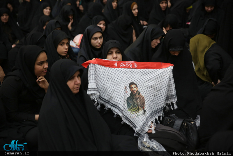 مراسم عزاداری شب شهادت حضرت زهرا(س) در حرم امام خمینی (س)