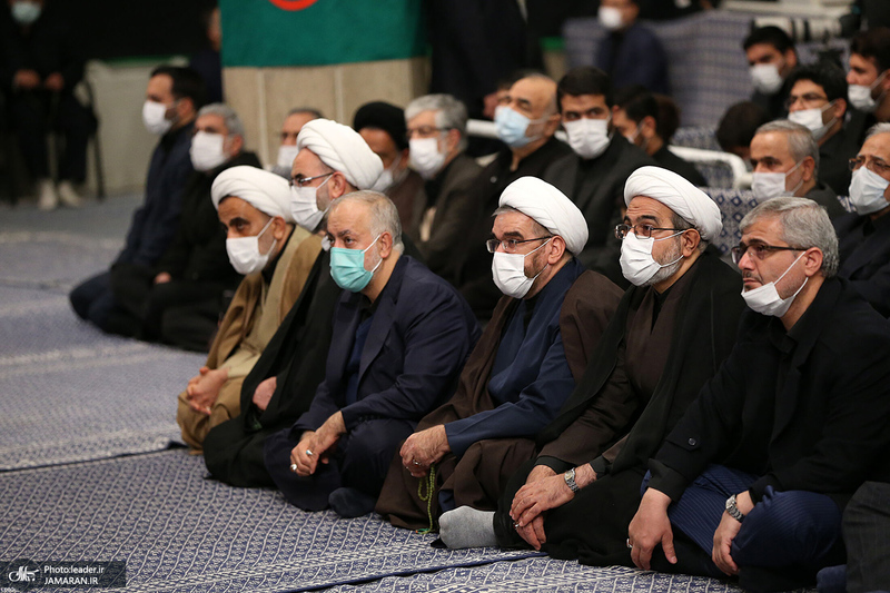 مراسم عزاداری شام شهادت حضرت فاطمه‌ زهرا (س) در حسینیه امام خمینی