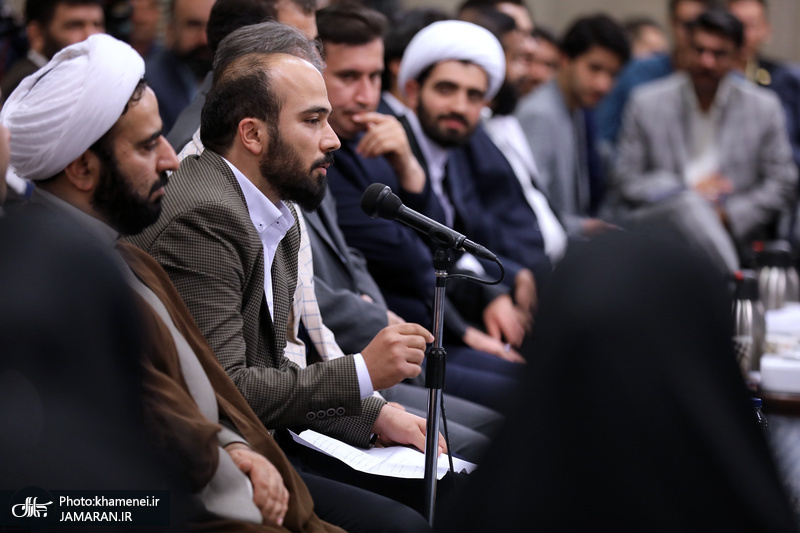 دیدار جمعی از شاعران و اهالی فرهنگ و ادب با رهبر معظم انقلاب