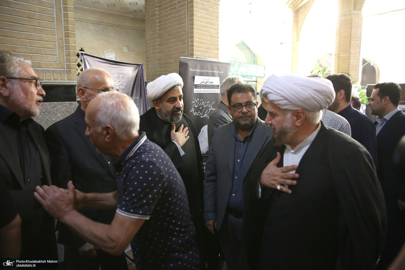 مراسم یادبود حاجیه خانم خدیجه خاتمی در مسجد امیرالمومنین (ع) -1
