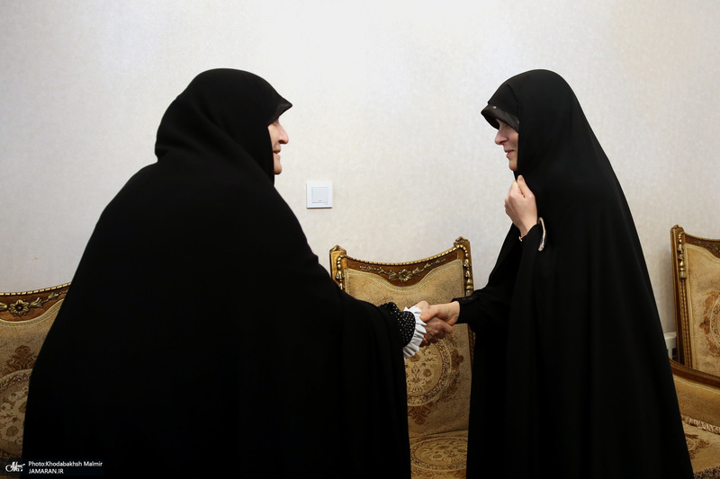 حضور سیدحسن خمینی در منزل شهید باقری