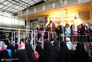 تجدید میثاق دانش آموزان موسسه فرهنگی شهید اسکندری با امام (س) در حسینیه جماران