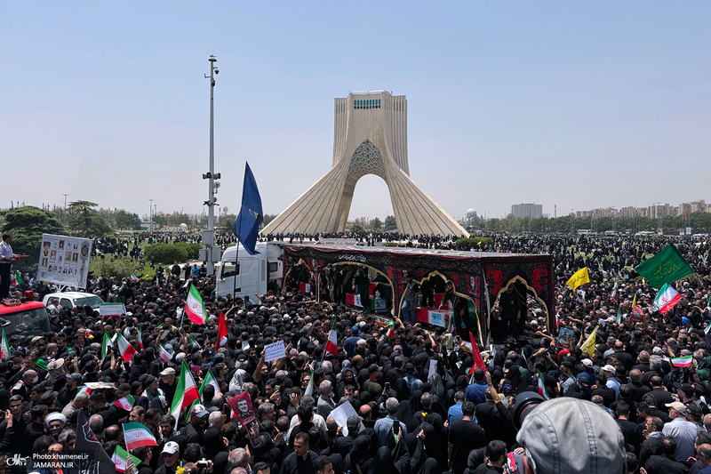 مراسم تشییع شهدای جنگ تحمیلی رژیم صهیونیستی در تهران-7