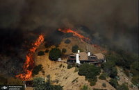 آتش سوزی در لس آنجلس آتش سوزی در کالیفرنیا (8)