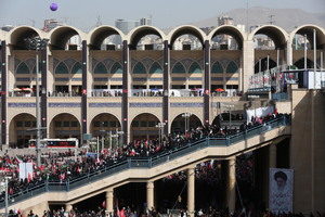 مراسم وداع رهبر شهید در مصلی امام خمینی
