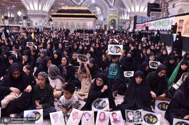 مراسم بیعت مهاجرین افغانستانی با مقام معظم رهبری و سوگواره قائد شهید و گرامیداشت علامه فیاض در حرم امام خمینی (س)