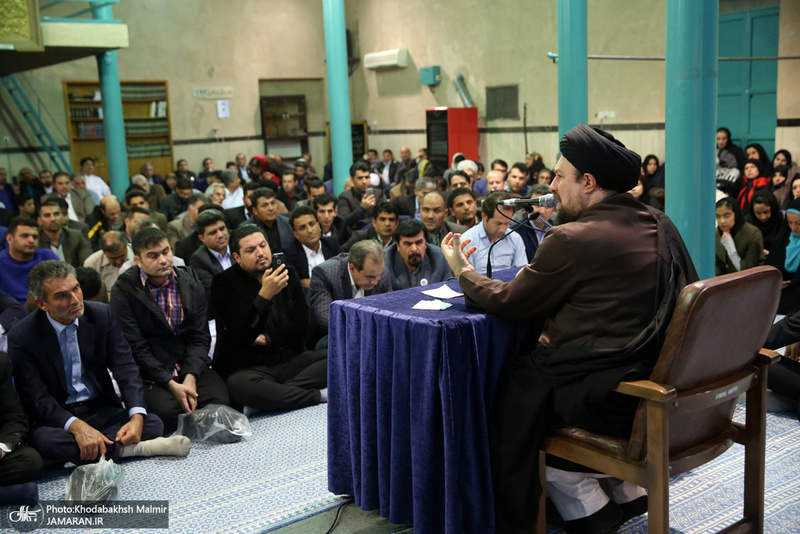 دیدار جمعی از اعضای حزب جمهوریت ایران اسلامی با سید حسن خمینی‎